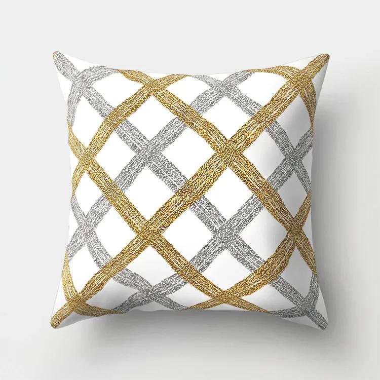 Black White Striped Cushion Cover Decorative Pillows Fashion Seat Cushions Home Decor Geometric Throw Pillow Sofa Pillowcase