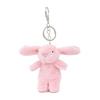 [Qiubaoll] Cute Mini Rabbit Keychain, Stuffed Rabbit, Fluffy Bag Charm, Bag Decoration, Stylish Birthday Present, Gift
