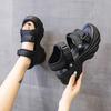 Sandals Women's Outer Wear 2025 New Summer Heightening Thick-soled Muffin Versatile Leisure Sports Popular Roman Cool Slippers
