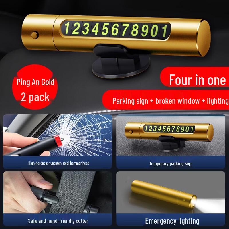 Car Safety Hammer 4-in-1 Emergency Tool