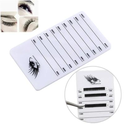 1Pcs Lash Makeup Tools Eyelash Extension Grafting Lashes Holder Glue  Acrylic Eyelash  Plate TrayHolderPallet Board Stand Pad