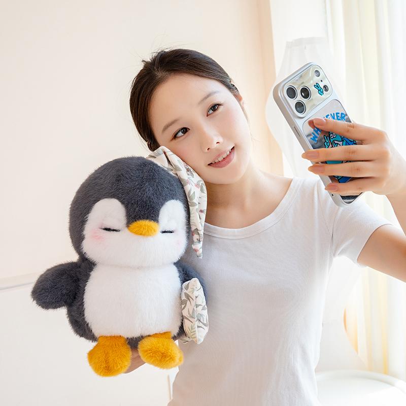 22/28cm Cartoon Chubby Sleeping Penguin Plush Toys Soft Stuffed Animal Fluffly Pillow Baby Appease Dolls for Girls Gifts Decor