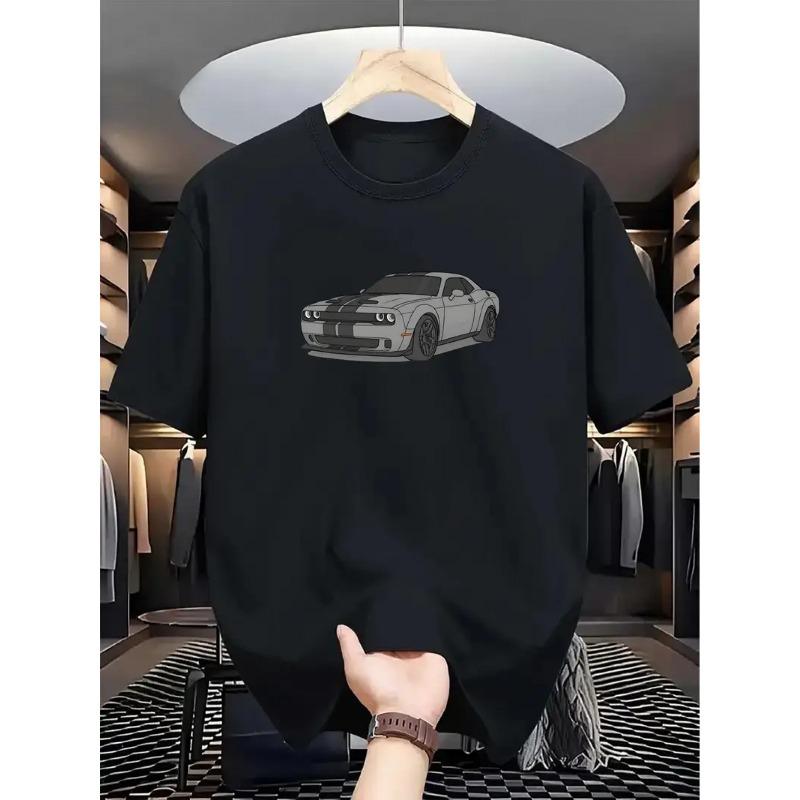 

The Must-Have Item for Trendy Guys This Summer: The Round-Neck Print T-Shirt 4XL