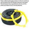 Tire Mounting Rubber Band Tool Accessories for RC 1 8 Off  Road Vehicles 1 10 Short Haul Trucks(Yellow )