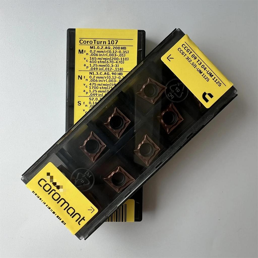 CCGT09T304-UM 1125 / Industrial indexable Carbide Inserts 10 Pcs
