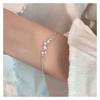 S925 Silver Leaf Bracelet for Women Fresh Ginkgo Biloba Charm Bracelet Silver 925 Jewelry Pulseras Mujer Bangles