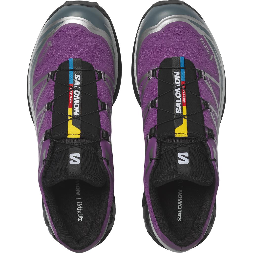 SALOMON XT 6 Trailrunning-Schuhe Unisex Lila Silber 479901