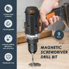 9/18Pcs Non-slip High Hardness Bit S2 Magnetic 5A Black Non-slip Cross Head Electric Drill Electric Screwdriver Bit Set