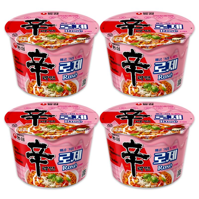 Nongshim Shin Ramyun Rosé Big Bowl 108g (3 Options)