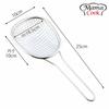 Shimomura Kihan Small Oil Draining Strainer for Made in Dishwasher Easily Oval Shape Fits the Side of the Compact Design for Draining Stainless Mama
