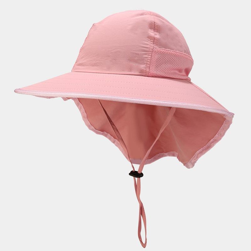 Sun Hat Children Spring and Summer Quick Drying Sun Protection Face UV Protection Bucket Hat Men's and Women's Hats Outdoor Ventilation