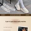 Waterproof EVA Thickened Slippers for Women, Winter 2025 – Cozy Indoor/Outdoor Cotton Shoes with Enclosed Heel & Thick Sole