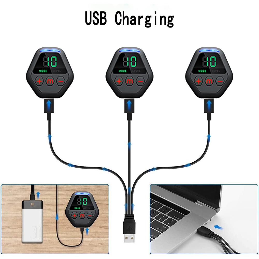 New Display Screen Abdominal Muscle Patch Fitness Equipment EMS Home Muscle Exercise Training Abdominal Fitness Device