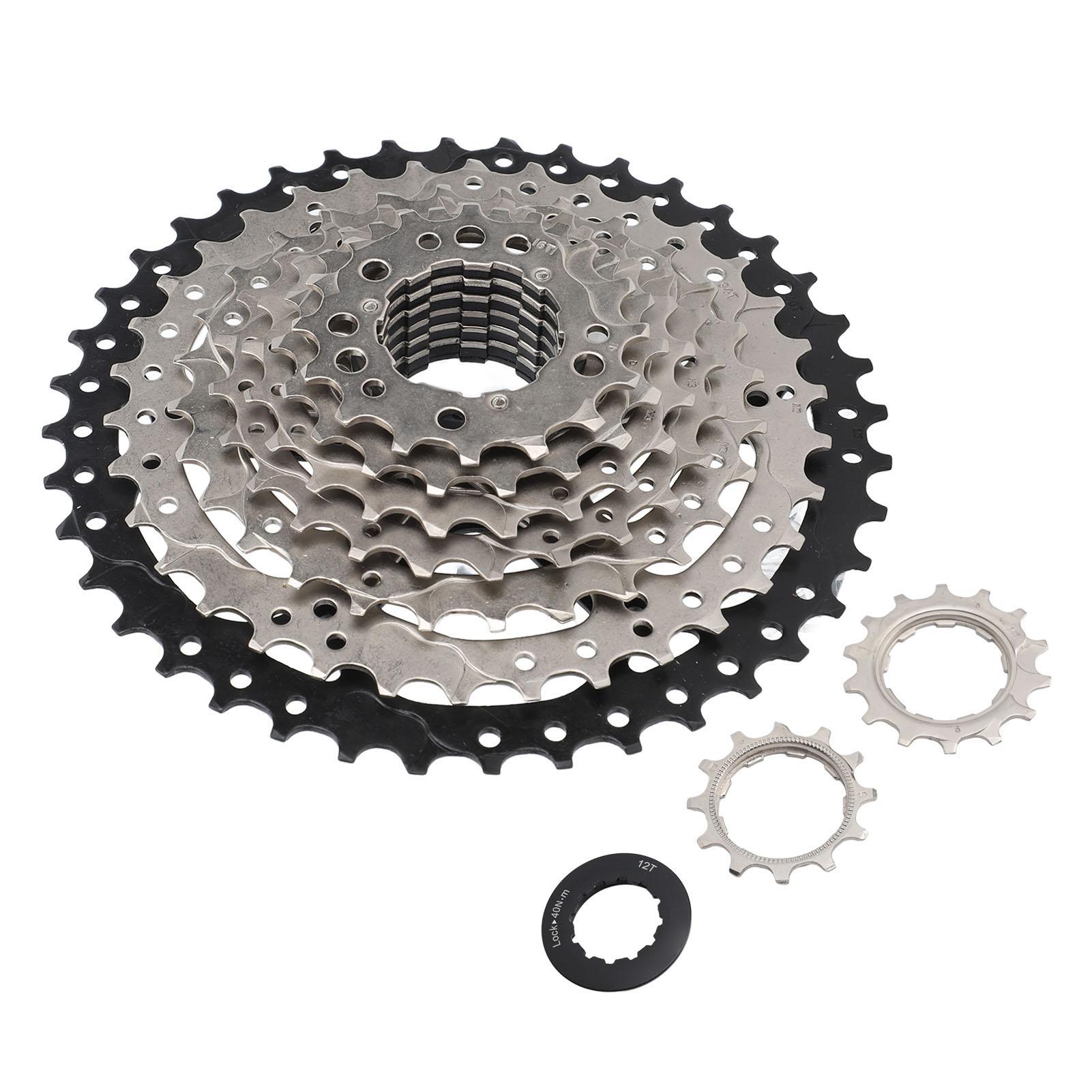 9-скоростная кассета 12-40T велосипедная кассета из алюминиевого сплава велосипедная трещотка плавное вращение бесшумная