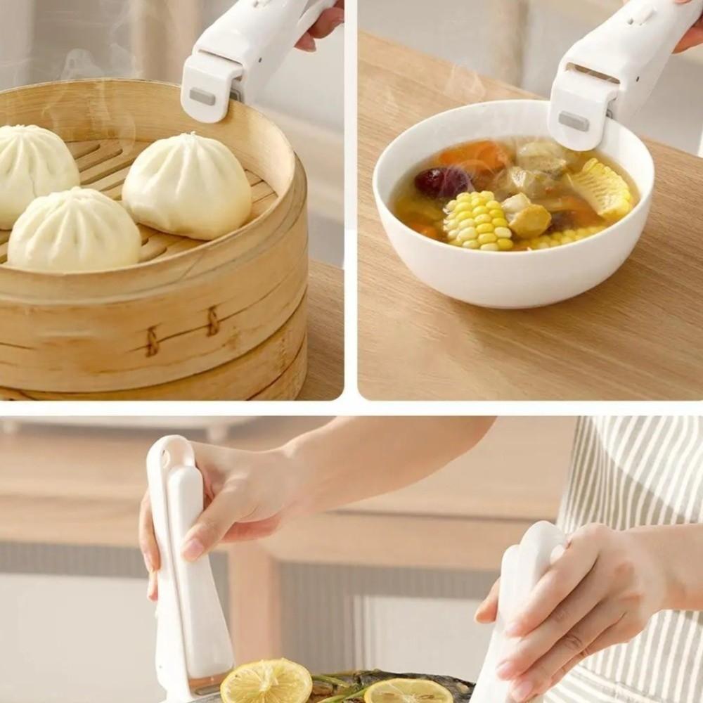 Heat-Resistant Anti-Scald Clip Non-Slip Pan Gripper Hot Dish Gripper Bowl Holder  Kitchen Use
