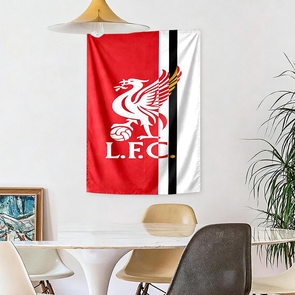 Liverpool Football Club Wall Decor Tapestry Art For Pet Memorial Birthdaywedding Party Backdrop Family Gift