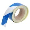 5cmx30m Reflective Safety Warning Tape Blue White Striped Hazard Marking Tape Safety Strips