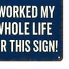 Retired Sign Funny Tabletop Decoration Wall Decoration Signs For Family Friends Colleagues Fathers Mothers Party Home Apartment