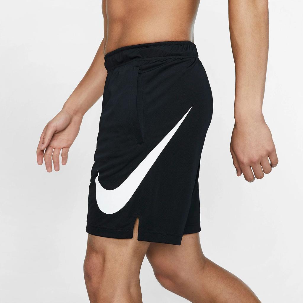 Nike Logo Breathable Mid-Rise Casual Shorts Men shorts Black CN9773-010