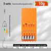 5Pcs/Lot Texas Rig Set For Bass Fishing Carolina Rig Kit Fishing Tackle Fishhooks Carp Fishing Hair Rigs Ready Made Bait