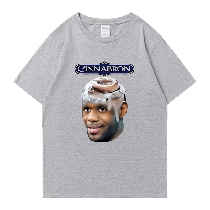 2025 Summer Fashion Cinnabron Graphics Funny Printed Oversized t-shirt Cotton Men Women short sleeve t-shirts Unisex clothing