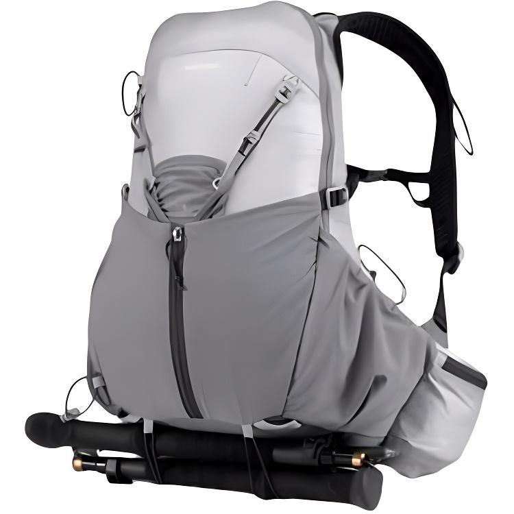 DECATHLON 17л Походные сумки Полиамид Серебристо-серый/Классический черный/Сине-кирпичный Унисекс 8616405