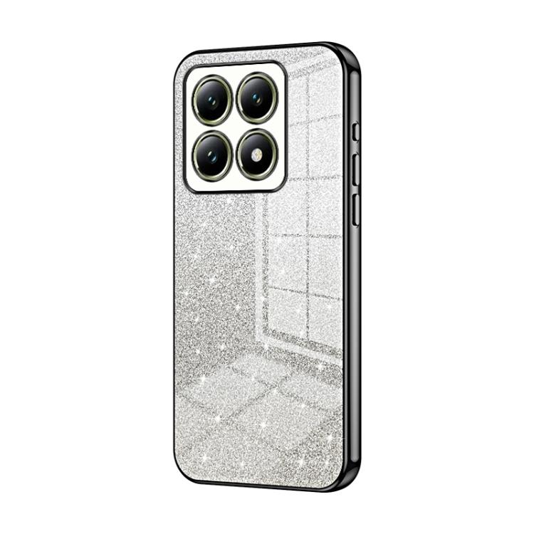 Gradient Glitter Powder Electroplated Phone Case