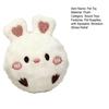 Plush Rabbit Dog Chew Toy Bite Resistant Cartoon Bunny Dog Teething Toy with Squeaker Boredom Stress Relief Toy Pet