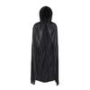 Women Costume Feathered Witch Hat Witch Hooded Cape Long Gloves for Halloween Masquerade Cosplay Adult Halloween Costume