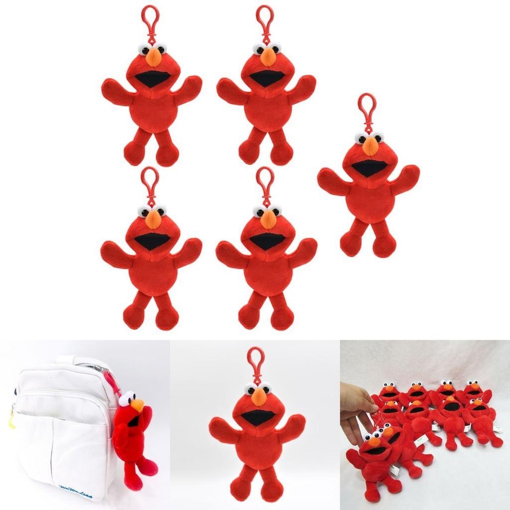 Sesame Street Elmo Plush Doll Adorable Red Stuffed Toy For Kids Gift Collectible