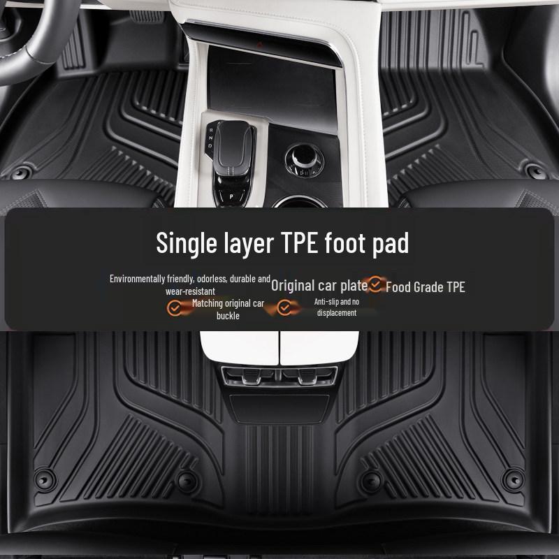 Custom TPE Floor Mats for BYD Seagull 23-25 Models - Starry Sky Design, Half-Covered, Double-Layer Luxury BYD Seagull / 2023-2025 однослойный tpe [индивидуальная посадка]