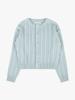 Pink Pineapple Margaret Twist Cardigan_Sky Blue