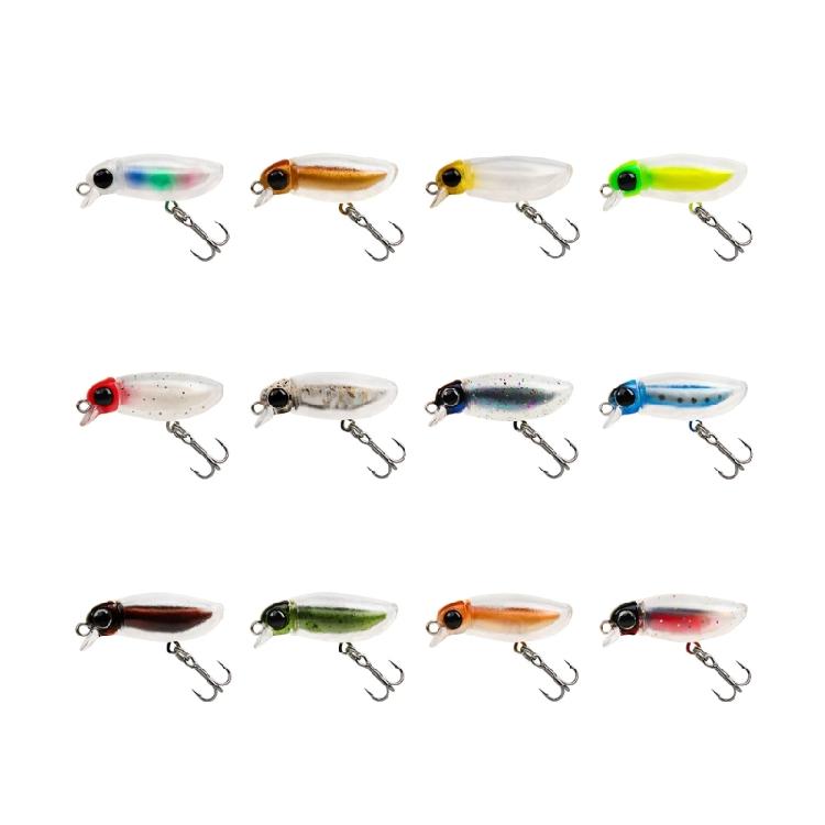 1.5Inch Fishing Lures Fishing Hard Baits Topwater Lures Trout Bass Fishing Lures