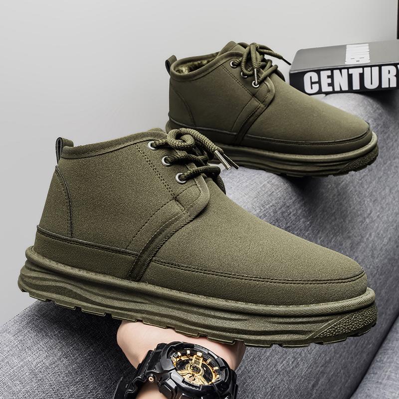 

Мужские мягкие эластичные водонепроницаемые зимние теплые холодные утепленные сноубутсы толстая подошва нескользящие износостойкие для улицы отдыха спорта альпинизма хлопковые ботинки 44