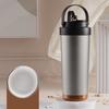Ceramic Tumbler, 500ml/750ml Large Capacity, Vacuum Insulated, Keeps Hot or Cold, with Straw, Double-Walled Design, Portable Coffee Cup, Water Bottle,