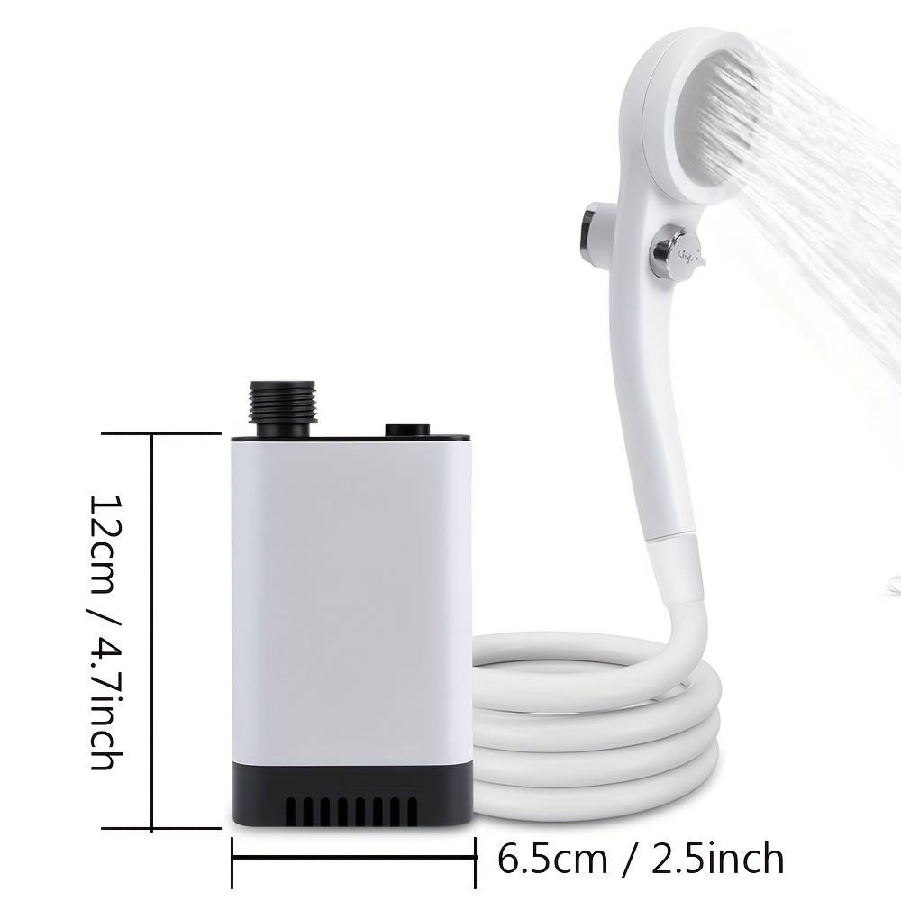 Verbesserte tragbare Campingdusche, tragbare Dusche für Camping, Outdoor-Camping-Duschpumpe mit 5200mAh Akku