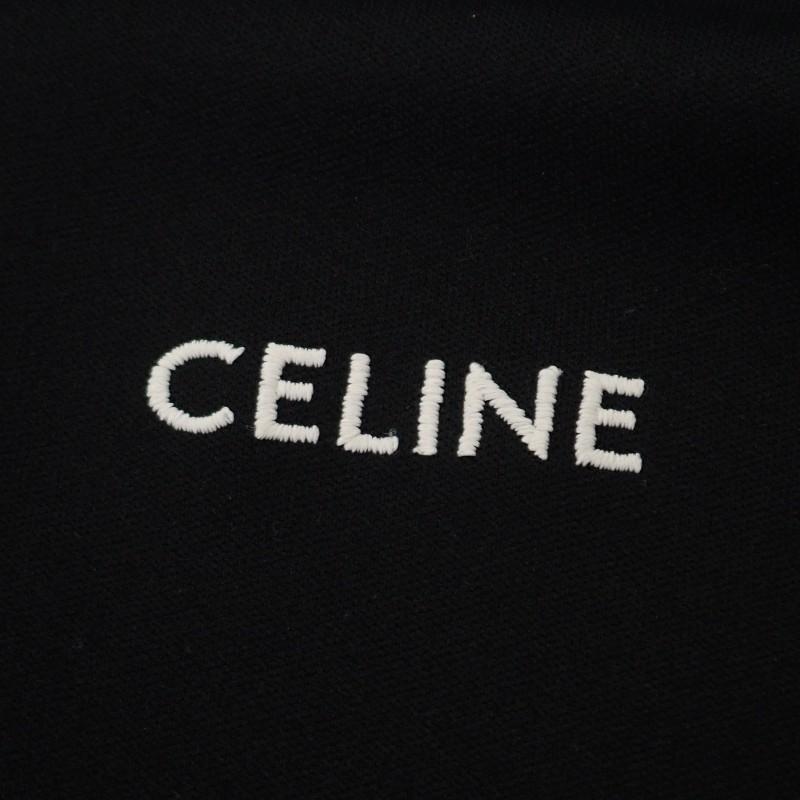 CELINE  2Y567121O.38AW S Nylon Jacket Black Polyester Mens