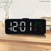 Digital Clock, Suitable for Living Room, Can Display Temperature, Date and Time Three-in-one Same-screen Display, 3 Volumes, Sma
