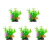 Simulation Artificial Water Plant with Base Life Like Fishtanks PVC Grass for Aquariums Underwater Landscape Plant 5PCS