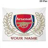 Arsenal F Custom Name Wall Tapestry Aesthetic Wall Hanging Printed Fabric Blanket Decorative Tapestries for Bedroom Living Room Home Decor