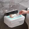 Bathroom Tissue Storage Cases Multi-functional Wall-mounted Light Luxury Wave Pattern Toilet Paper Dispenser Box