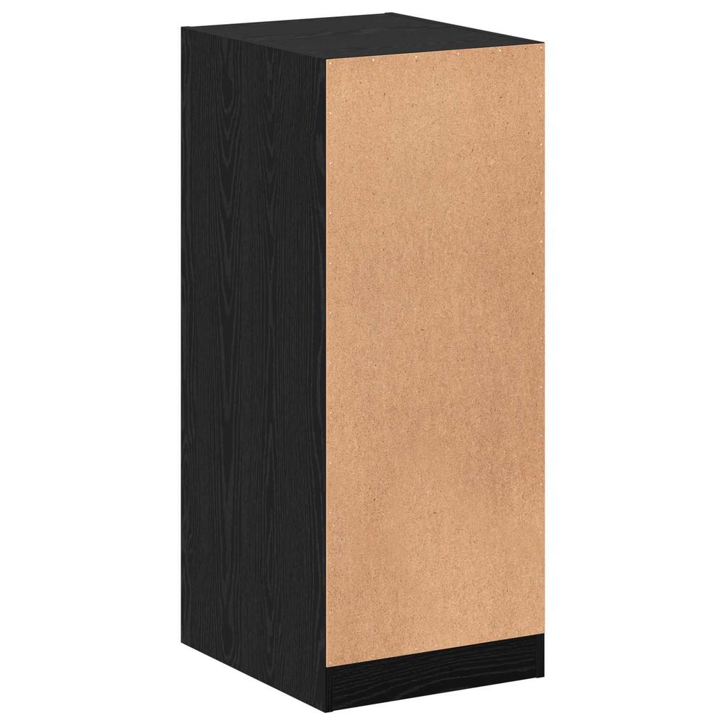 Wardrobe with Shelf Black Oak Effect 41 x 48 x 102 cm