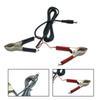 1.5m DC Power Plug Male Connector Alligator Clamp Wire Portable 12V/24V Battery Clip Crocodile Clamps for LED Light/DVD/Charger