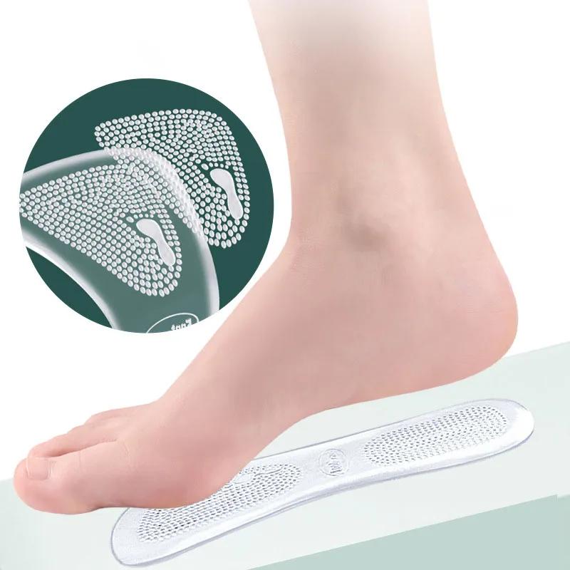 2 шт. Гелевые самоклеящиеся стельки Мягкие силиконовые туфли на высоком каблуке — фото 4