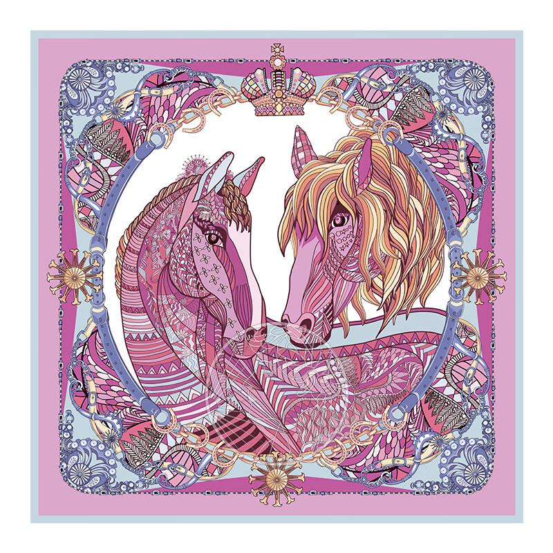 Aurora Master Edition Mulberry Silk Square Scarf, 90x90cm