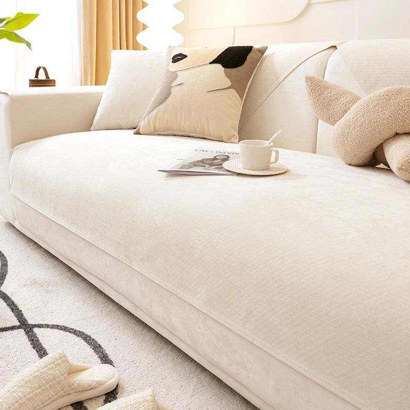 Non Stick Waterproof Sofa Cover Fabric Suitable for All Seasons Wear-resistant Sofa Cushion Cover Anti Slip and Not Easy To Fade