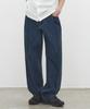 DECET Deep Pleats Wide Jeans Dcpt030Ylblue