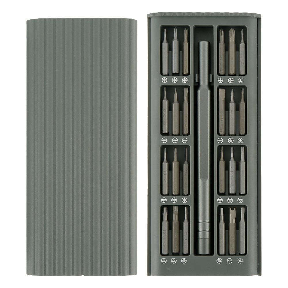 

Набор из 25 прецизионных отверток, небольшой набор отверток с футляром, набор магнитных мини-отверток для часов, планшета, ПК, игровой консоли