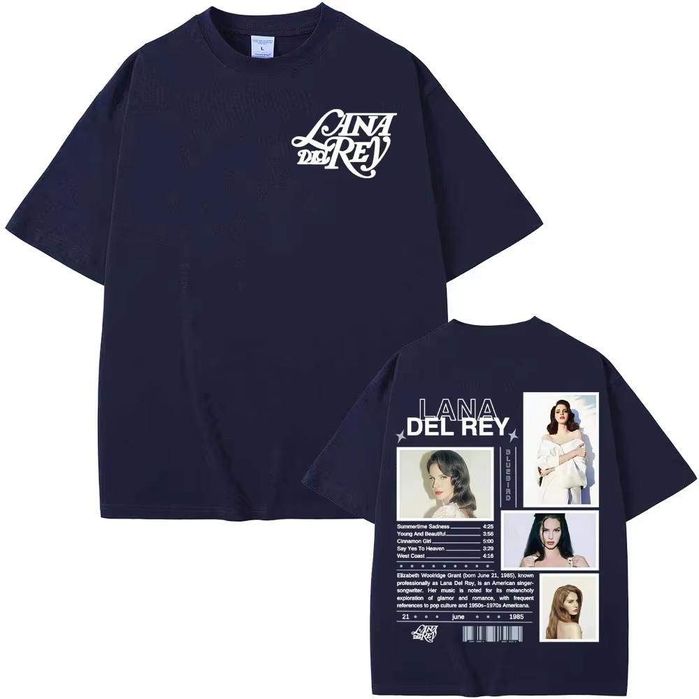 Lana Del Rey Album Tour 2026 Merch T Shirt Unisex Womens Fashion Hipster High Street Tshirt Casual Comfort Oversized T Shirt Tops
