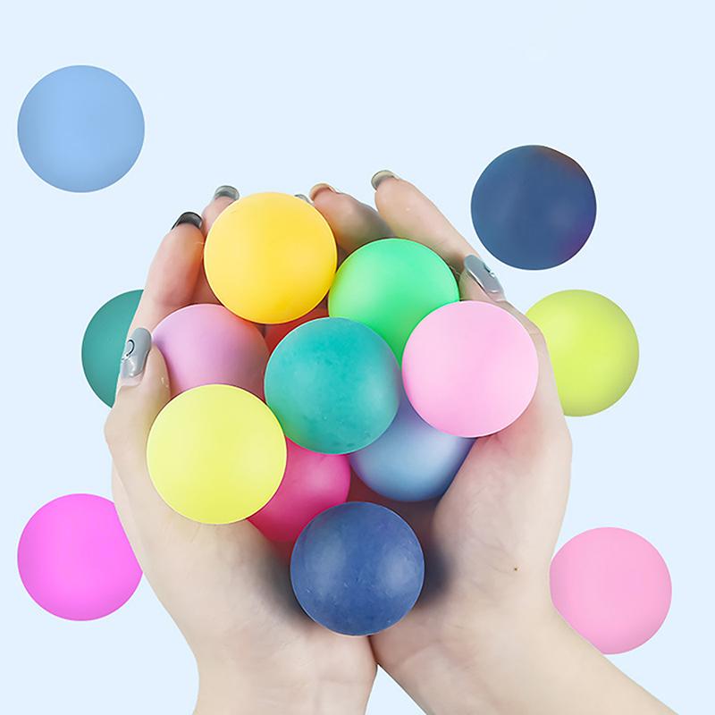 50Pcs/Pack 40Mm Table Tennis Balls Frosted Ping Pong Ball Portable Bright Color Rust Resistant Table Tennis Ball For Practice